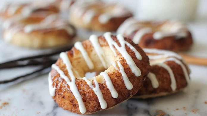 5 Sweet Donut Recipes, but Still Healthy!: Greek Yogurt Cinnamon Roll Donuts