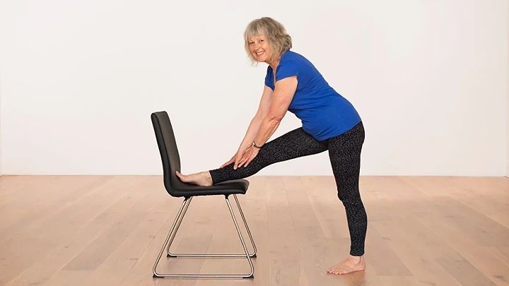 5 Simple Yet Effective Stretches for Seniors: Harmstring Stretch