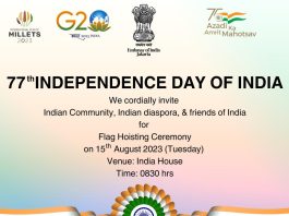 Independence Day Flag Hoisting Ceremony on 15 August 2023 in Jakarta