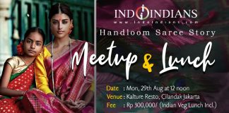Indoindians Handloom Saree Story Meetup Lunch Mon 29th Aug
