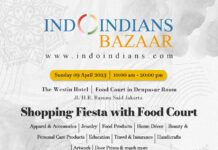 Sponsorship Options for Indoindians Bazaar - Sunday 9th April 2023 at The Westin Hotel, Jakarta