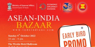 Early Bird Tickets to ASEAN-India Diwali Bazaar Sunday, 9th Oct at Hotel Westin Jakarta