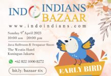 Early Bird Ticket Box Indoindians Bazaar Sunday 9th April 2023