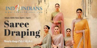 Indoindians Saree Draping Workshop