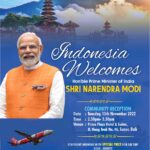 The Indian Community gathering in the honor of Hon’ble Prime Minister of India, Shri Narendra Modi’s visit to Bali, Indonesia.