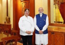 Geetika Sainani Cheffing for Prime Minister Modi in Indonesia