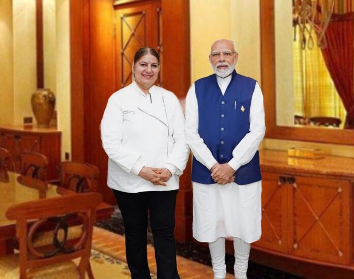 Geetika Sainani Cheffing for Prime Minister Modi in Indonesia