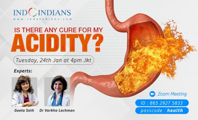 Indoindians Online Event Is there a CURE for ACIDITY