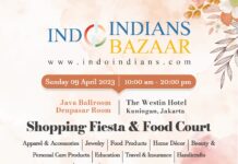 Indoindians Bazaar Sunday 9th April 2023 at Hotel Westin, Jakarta