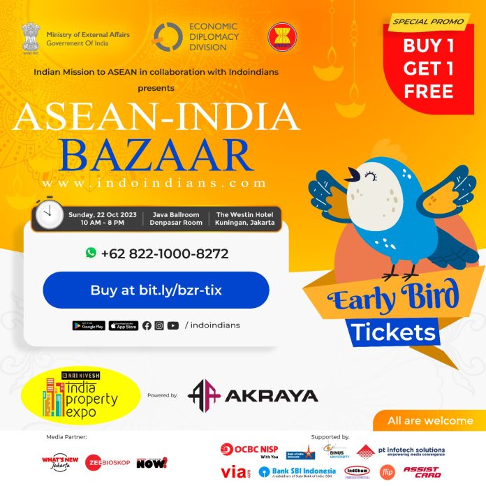 Early Bird Tickets for ASEAN-India Diwali Bazaar Sunday 22nd Oct 2023