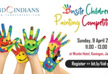 Indoindians Children’s Painting Competition on Sunday, 9th April at Hotel Westin, Jakarta