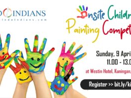 Indoindians Children’s Painting Competition on Sunday, 9th April at Hotel Westin, Jakarta