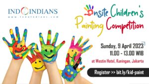 Indoindians Children’s Painting Competition on Sunday, 9th April at Hotel Westin, Jakarta