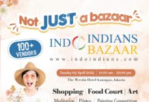 Not JUST a bazaar…It’s Indoindians Bazaar on Sunday 9th April