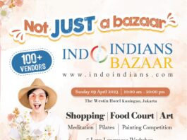 Not JUST a bazaar…It’s Indoindians Bazaar on Sunday 9th April
