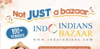 Not JUST a bazaar…It’s Indoindians Bazaar on Sunday 9th April