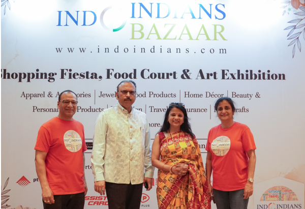 And its a wrap...Indoindians Bazaar 9th April, with Art Exhibition, Food Court and Workshops