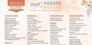 Participating Vendors at Indoindians Bazaar 9th April 2023