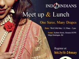 Indoindians Meetup and Lunch - One Saree Many Drapes 24 May
