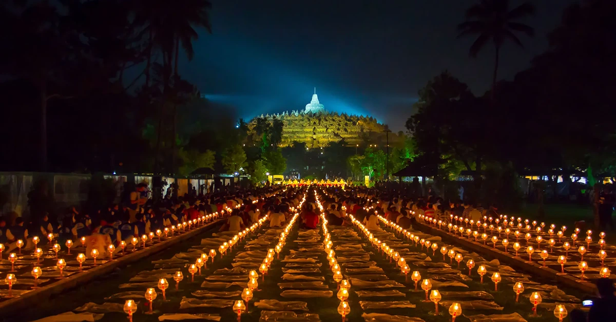 Waisak Celebrations in Various Regions of Indonesia