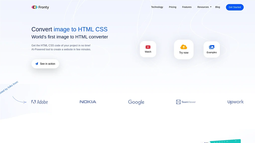 fronty-graphic-design-ai-platform-html-css