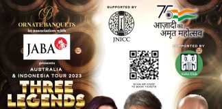 JABA presents 3 legends Musical Concert 12 Aug 2023