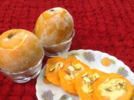 Stuffed Mango Kulfi by Suruchi Mishra Stuffed Mango Kulfi by Suruchi Mishra