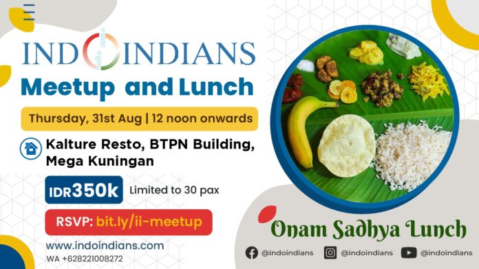 Indoindians Meetup with a very special Onam Sadhya Lunch