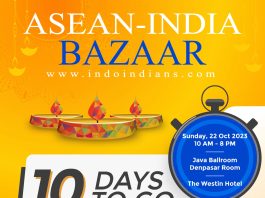 10 days to the ASEAN-India Diwali Bazaar