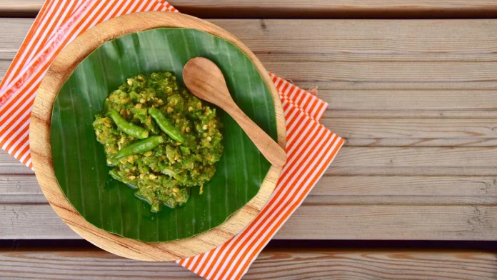 A Simple Recipe to Create Fresh Sambal Cabai Hijau