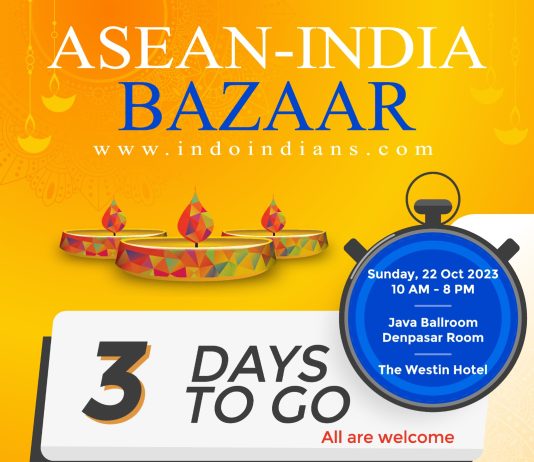 Indoindians Weekly Newsletter 3 Days to ASEAN-India Diwali Bazaar