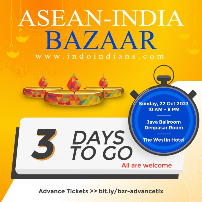 Indoindians Weekly Newsletter 3 Days to ASEAN-India Diwali Bazaar