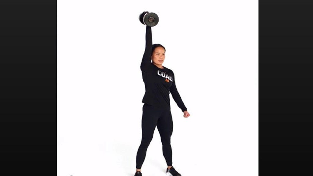 A Rapid 15-Minute Workout Routine Single-Arm Dumbbell Thruster