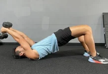 A Rapid 15-Minute Workout Routine You Must Try Glute Bridge Hold With Pullover