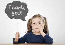 expressing your gratitude by saying Thank You