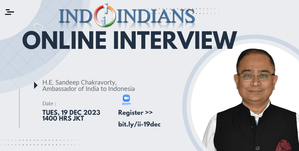 Indoindians Online LIVE Interview with Ambassador Sandeep Chakravorty