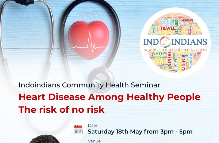 Indoindians Health Seminar Sat, 18th May Heart Disease Among Healthy People