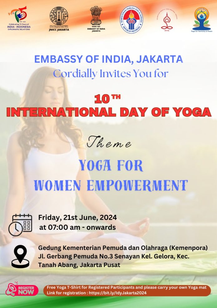 10th International Day of Yoga in Jakarta