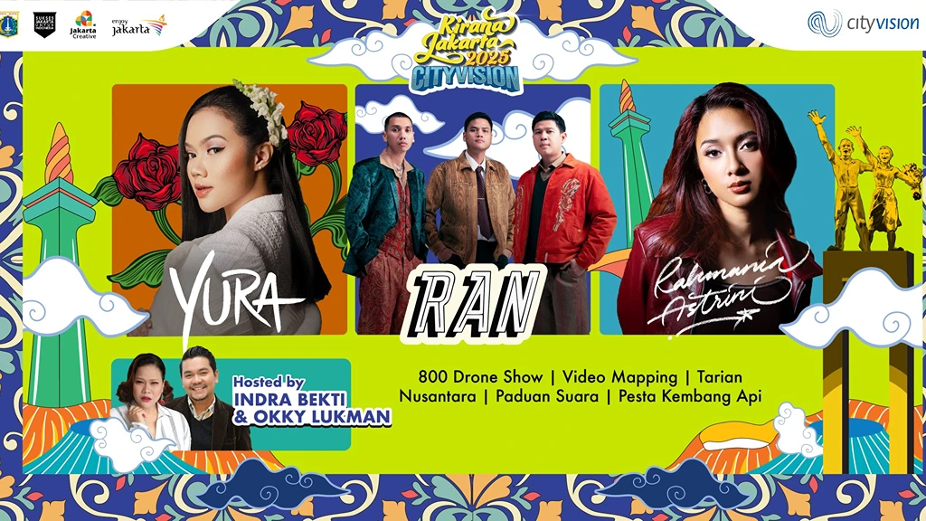 New Year's events in Jakarta in 2025 Kirana Jakarta by City Vision at Bundaran HI