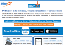 PT Bank of India Indonesia, Tbk announces latest IT advancements