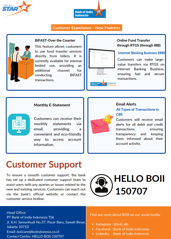 PT Bank of India Indonesia, Tbk announces latest IT advancements 2