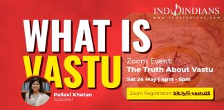Indoindians Zoom Event The Truth About Vastu with Pallavi Khetan