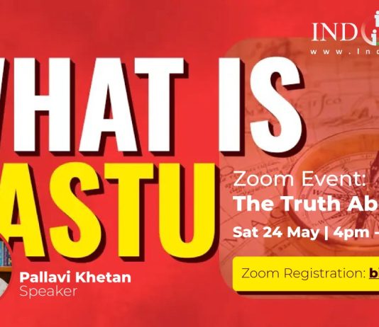 Indoindians Zoom Event The Truth About Vastu with Pallavi Khetan