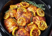 Lemon Roast Chicken High Protein Recipe