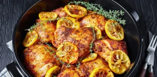 Lemon Roast Chicken High Protein Recipe