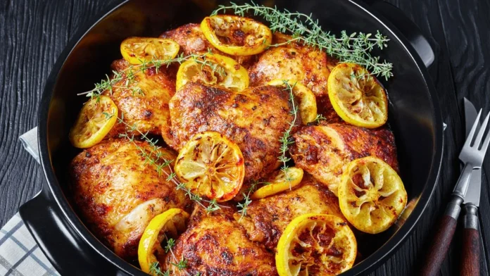 Lemon Roast Chicken High Protein Recipe