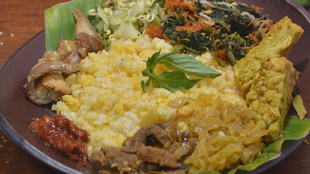 Nasi Empog or Nasi Jagung Madura East Java