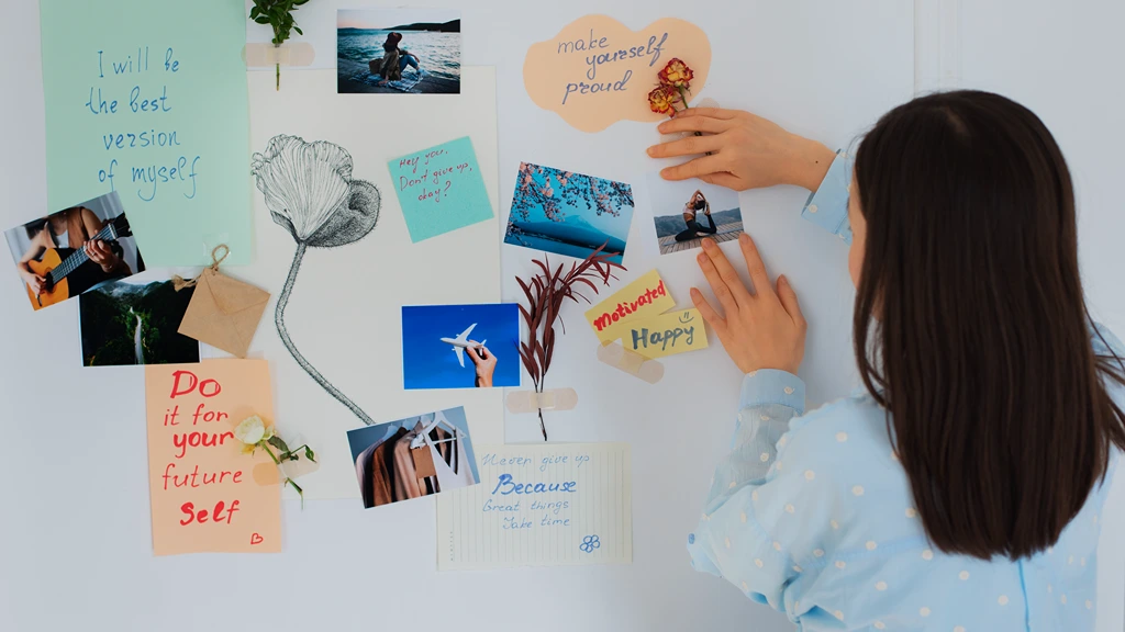 Vision Board for Intentional and Mindful Living
