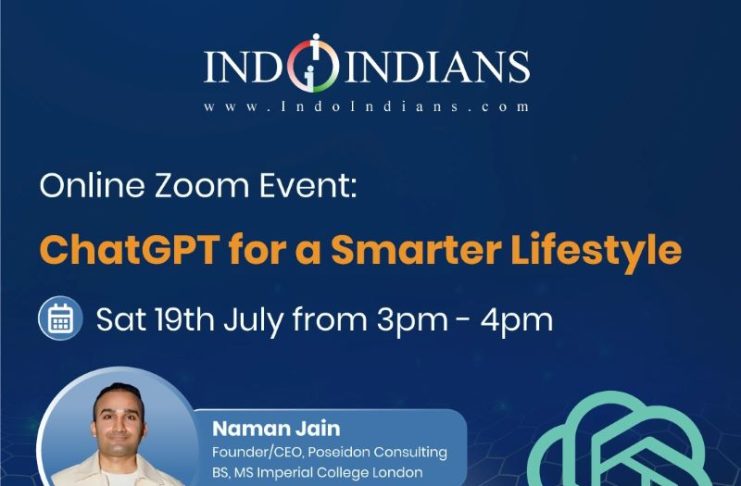 IndoIndians Zoom Event ChatGPT for a Smarter Lifestyle