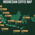Coffee map of indonesia